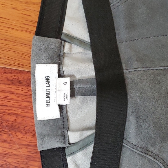 Helmut Lang leather pants sz 6 - Picture 5 of 10